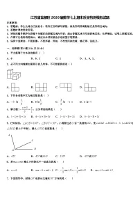江苏省盐都区2026届数学七上期末质量检测模拟试题含解析