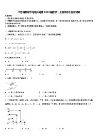 江苏省盐城市龙冈共同体2026届数学七上期末综合测试试题含解析