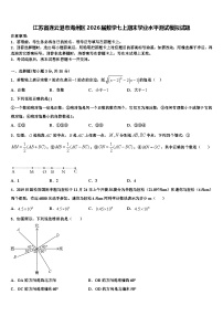 江苏省连云港市海州区2026届数学七上期末学业水平测试模拟试题含解析