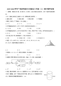 2025-2026学年广东省河源市江东新区八年级（上）期中数学试卷