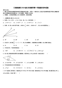 江西婺源县2026届七年级数学第一学期期末统考试题含解析