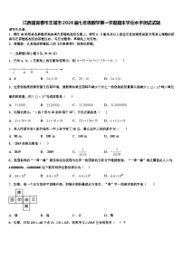 江西省宜春市丰城市2026届七年级数学第一学期期末学业水平测试试题含解析