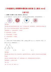 2025-2026学年八年级数学上学期期中模拟卷试题及答案（培优&拔尖卷）（人教版2024）