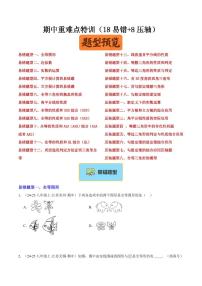 期中重难点特训（18易错+8压轴）试题及答案--2025-2026学年八年级数学上册（苏科版2024）
