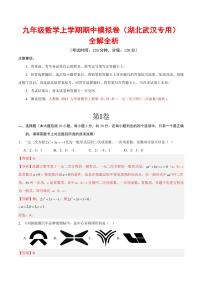 2025-2026学年九年级数学上学期期中模拟卷试题及答案（湖北武汉专用，人教版）