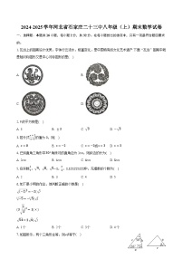 2024-2025学年河北省石家庄二十三中八年级（上）期末数学试卷（有答案和解析）
