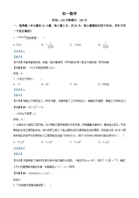 广西壮族自治区南宁市青秀区北京大学南宁附属实验学校七年级下学期5月月考数学试题（解析版）-A4