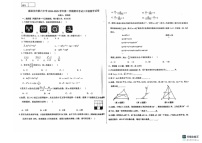 甘肃省嘉峪关市第六中学2024-2025学年八年级上学期期末数学试卷