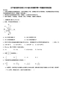 辽宁省沈阳市沈河区2026届七年级数学第一学期期末检测试题含解析