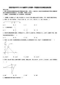 洛阳市重点中学2026届数学七年级第一学期期末质量跟踪监视试题含解析