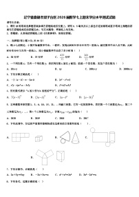 辽宁省盘锦市双子台区2026届数学七上期末学业水平测试试题含解析
