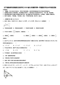 辽宁省锦州市滨海新区实验学校2026届七年级数学第一学期期末学业水平测试试题含解析