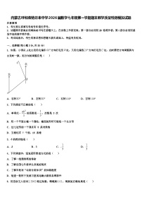 内蒙古呼和浩特开来中学2026届数学七年级第一学期期末教学质量检测模拟试题含解析