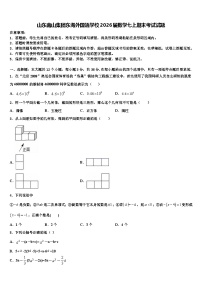 山东南山集团东海外国语学校2026届数学七上期末考试试题含解析