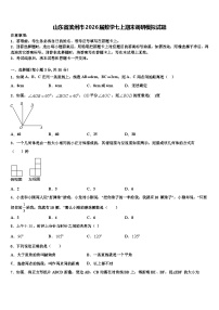 山东省滨州市2026届数学七上期末调研模拟试题含解析
