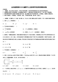 山东省蒙阴县2026届数学七上期末教学质量检测模拟试题含解析
