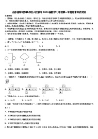 山东省聊城东昌府区六校联考2026届数学七年级第一学期期末考试试题含解析