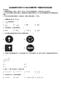 山东省威海市文登市2026届七年级数学第一学期期末综合测试试题含解析