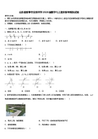 山东省新泰市实验中学2026届数学七上期末联考模拟试题含解析