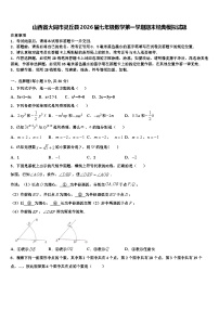 山西省大同市灵丘县2026届七年级数学第一学期期末经典模拟试题含解析