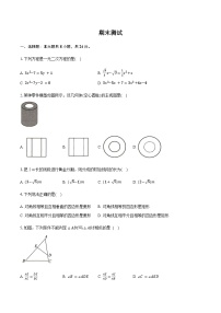 2025-2026学年北师大版九年级上册数学 期末测试 （含答案）