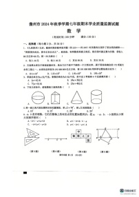 海南省儋州市2024-2025学年七年级上学期期末数学试题