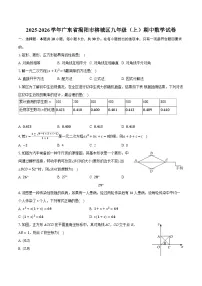 2025-2026学年广东省揭阳市榕城区九年级（上）期中数学试卷（含答案+解析）