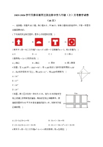 天津市南开区美达菲中学2025_2026学年八年级上学期月考数学试题（10月）含答案