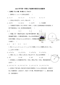 浙江省绍兴市柯桥区联盟学校2026届九年级上学期10月月考数学试题-附答案