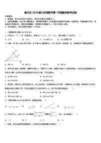 顺义区2026届七年级数学第一学期期末联考试题含解析