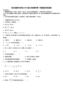 四川成都市成华区2026届七年级数学第一学期期末预测试题含解析