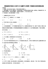 陕西省西安市西北工大附中2026届数学七年级第一学期期末达标检测模拟试题含解析