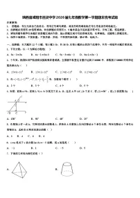 陕西省咸阳市百灵中学2026届七年级数学第一学期期末统考试题含解析