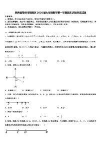 陕西省榆林市榆阳区2026届七年级数学第一学期期末达标测试试题含解析