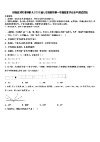 陕西省咸阳市陕科大2026届七年级数学第一学期期末学业水平测试试题含解析