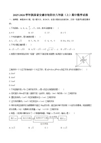 2025-2026学年陕西省安康市旬阳市八年级（上）期中数学试卷-自定义类型
