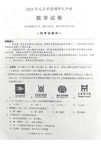 湖北省孝感市孝昌县2024-2025学年九年级上学期1月期末数学试题