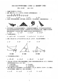 湖南省长沙市开福区长青竹湖湘一外国语学校2024-2025学年八年级上学期1月期末数学试题