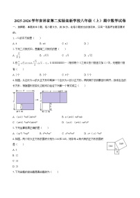 2025-2026学年吉林省第二实验高新学校八年级（上）期中数学试卷-自定义类型