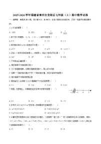 2025-2026学年福建省漳州市龙海区七年级（上）期中数学试卷-自定义类型