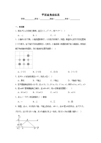 平面直角坐标系练习 中考数学一轮复习（人教版）