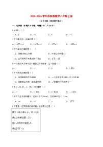 苏科版（2024）八年级上册（2024）2.2 立方根达标测试