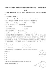 2025-2026学年江苏省镇江市句容市崇明中学九年级（上）期中数学试卷（含答案+解析）