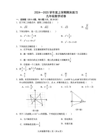 吉林省长春高新技术产业开发区 2024—2025学年 九年级上学期期末数学试题