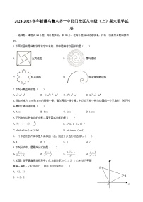 2024-2025学年新疆乌鲁木齐一中北门校区八年级（上）期末数学试卷-自定义类型