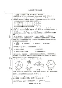 江苏省徐州市沛县五中联盟学区2024-2025学年九年级上学期1月期末数学试题