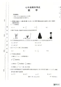 辽宁省盘锦市大洼区2024-2025学年七年级上学期1月期末数学试题