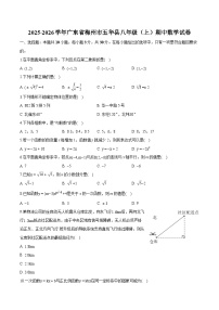 广东省梅州市五华县2025-2026学年八年级上学期期中 数学试卷