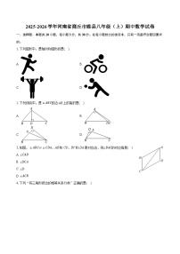 2025-2026学年河南省商丘市睢县八年级（上）期中数学试卷 （含答案+解析）