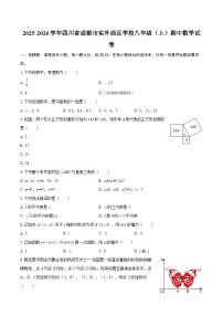 2025-2026学年四川省成都市实外西区学校八年级（上）期中数学试卷-自定义类型